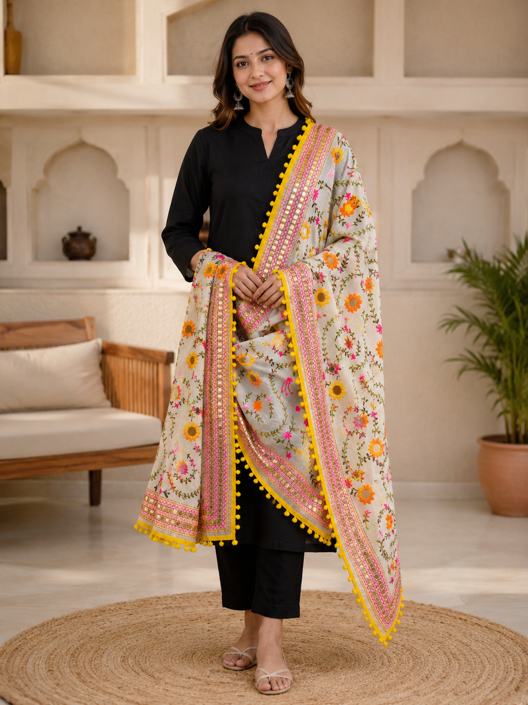 Premium Embroidered Dupatta
