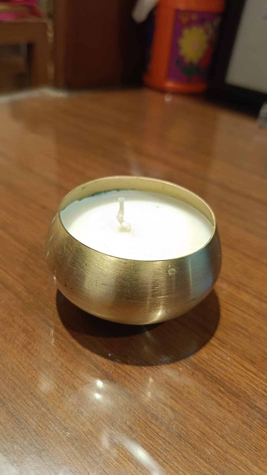 Premium Antique Gold Bowl Scented Candle