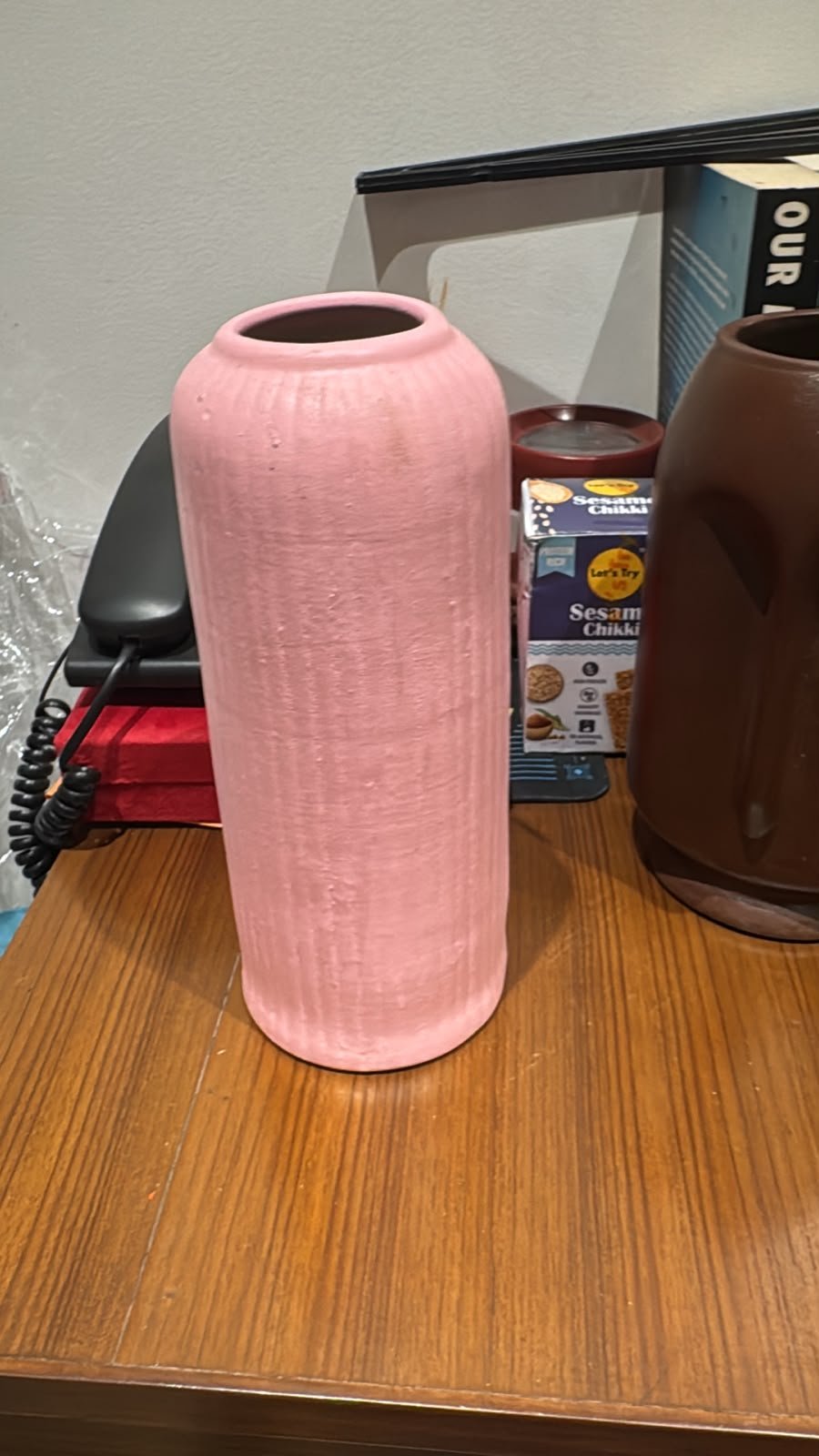 Roséva Textured Clay Vase